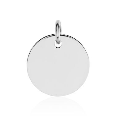 Liv-Ann Gravur Unisex Anh&auml;nger Silber 925 Kreis