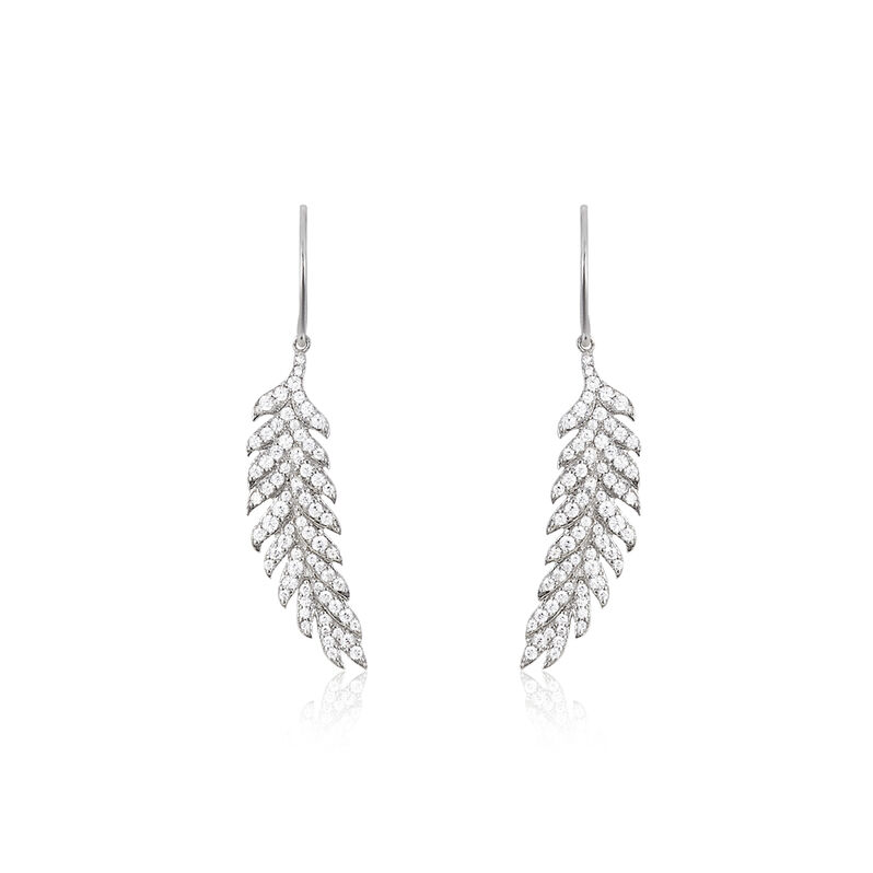 Boucles D'oreilles Mélina Argent Rhodié - Spannringe Damen | OROVIVO