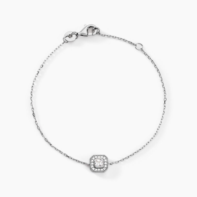 Bracelet Micarla Argent Weiss Oxyde De Zirconium - Spannringe Damen | OROVIVO