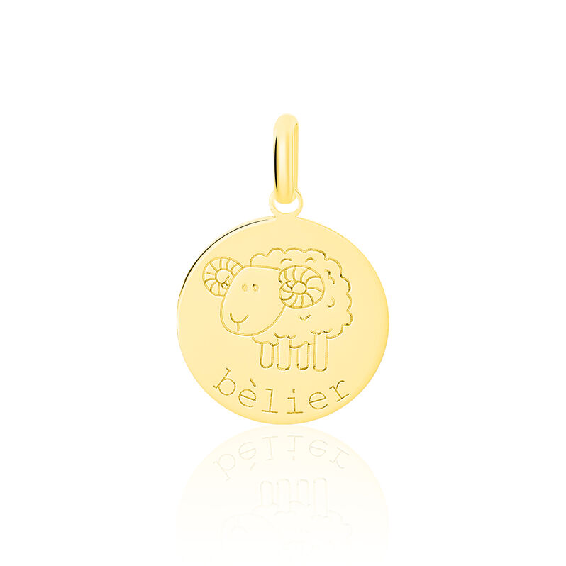 Pendentif Or Jaune Zodiaque Belier - Spannringe Kinder | OROVIVO