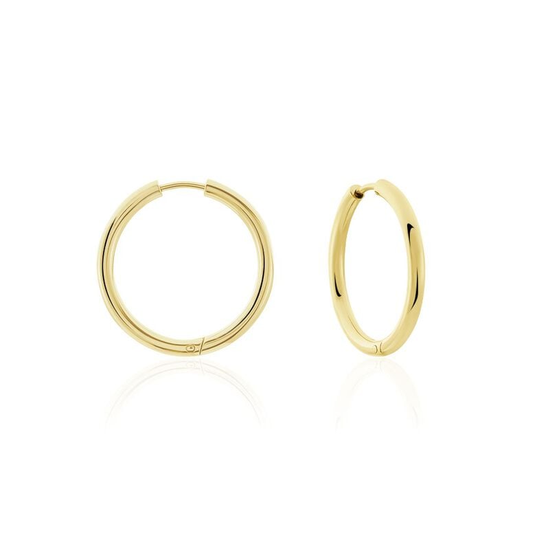 SCARLET Damen Creolen Titan vergoldet B 2,5 mm - Creolen Damen | OROVIVO