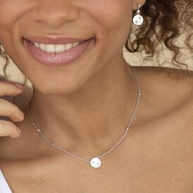 Damen Halskette Silber 925 Diamant rhodiniert - Ketten mit Anhänger Damen | OROVIVO