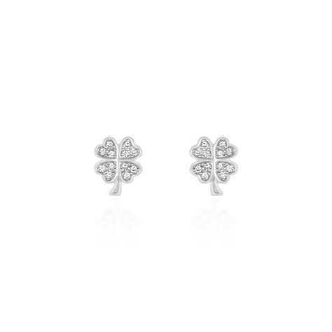 Kleeblatt Ohrringe Silber 925 Donnika - Ohrstecker Kinder | OROVIVO