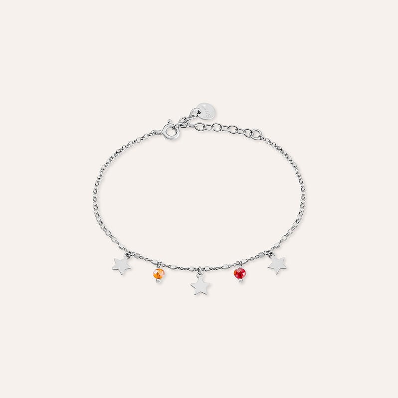 Bracciale Silver Collection Argento Rodiato Pietra sintetica - Spannringe Damen | OROVIVO