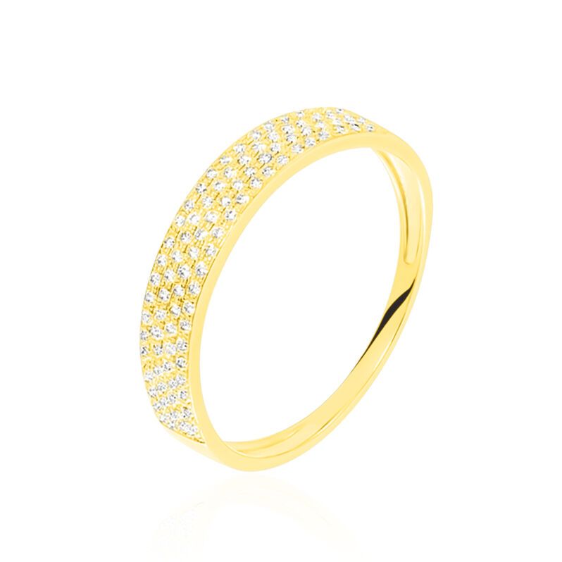Bague Vanina Or Jaune Oxyde De Zirconium - Spannringe Damen | OROVIVO