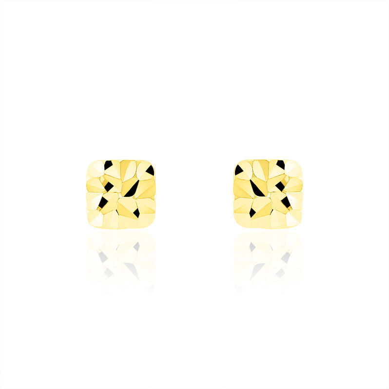 Boucles D'oreilles Puces Mariameae Or Jaune - Spannringe Damen | OROVIVO