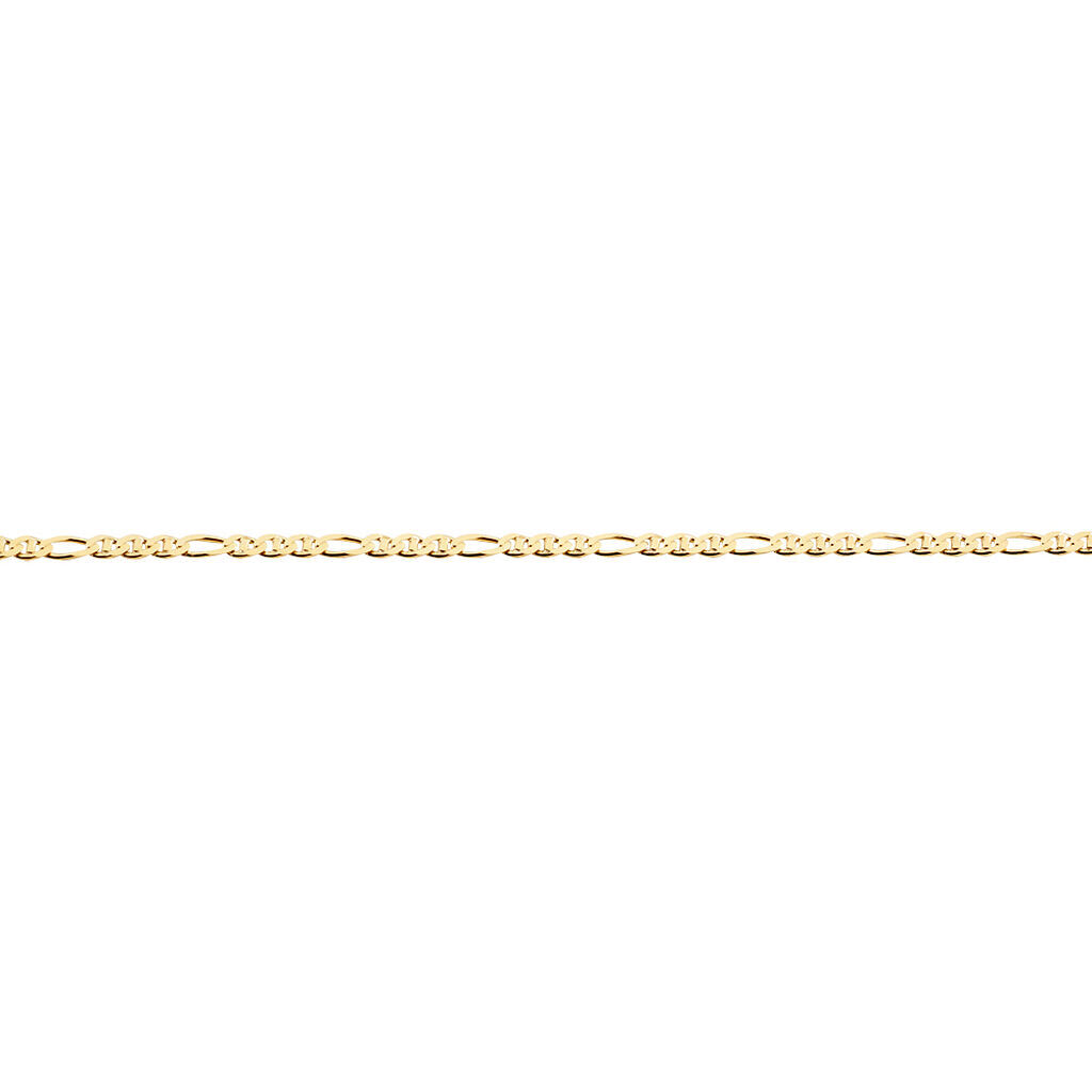 PANZERSTEG Unisex Kette Gold 375 (9 Karat) B 2,5 mm, Kette ohne Stein