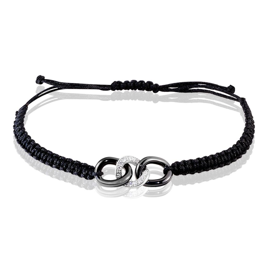 Bracelet Argent Et Céramique - Spannringe Damen | OROVIVO