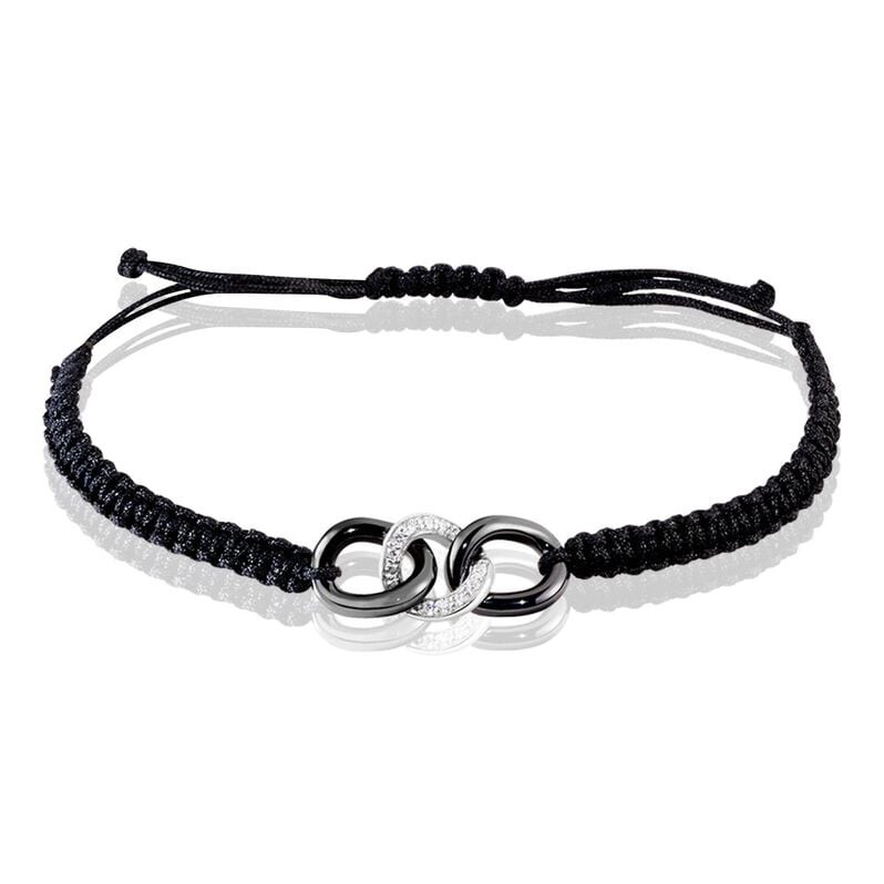 Bracelet Argent Et Céramique - Spannringe Damen | OROVIVO