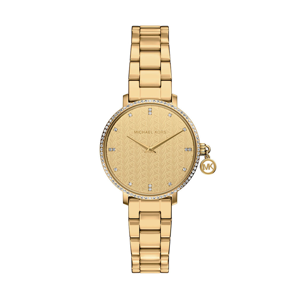 MICHAEL KORS Damen Quarzuhr PYPER MK7572, Uhr mit Stein