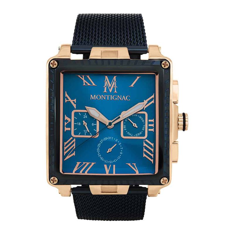 Montre Montignac C Chrono Bleu - Spannringe Herren | OROVIVO