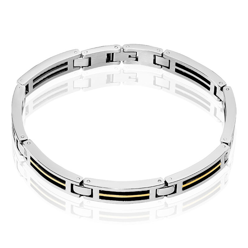Bracelet Mahouaae Acier Blanc - Spannringe Herren | OROVIVO