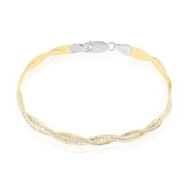 Damenarmband Zopfkette Silber 925 Vergoldet  - Armketten Damen | OROVIVO