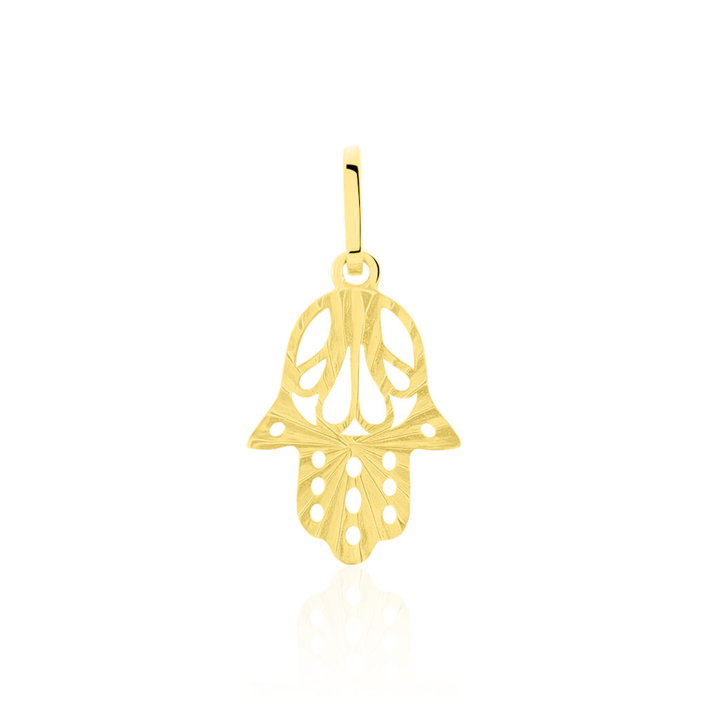 FATIMA 1 Damen Anh&auml;nger Gold 375 (9 Karat) Hand der Fatima (Hamsa)