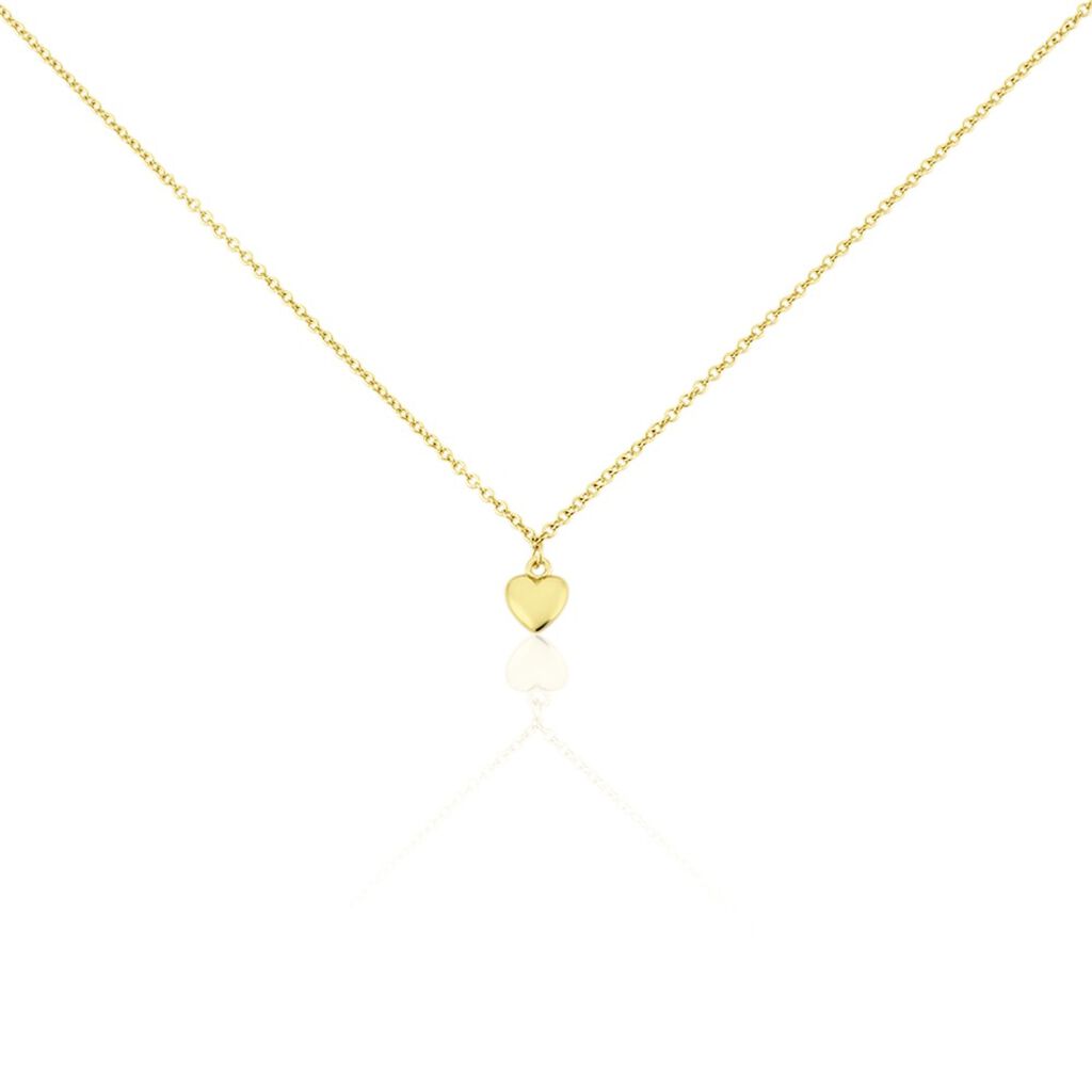 Damen Halskette Silber 925 Gold vergoldet Herz - Herzketten Damen | OROVIVO