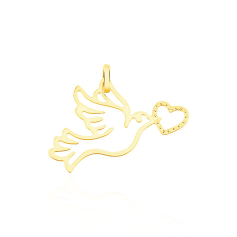Anhänger Gold 375 Friedenstaube Herz - Schmuckanhänger Damen | OROVIVO