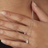 Damen Halskette Weißgold 375 Diamanten 0,17ct Drop - Ketten mit Anhänger Damen | OROVIVO