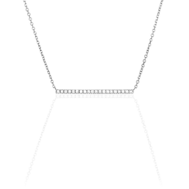 Collier Alayna Or Blanc Diamant - Spannringe Damen | OROVIVO