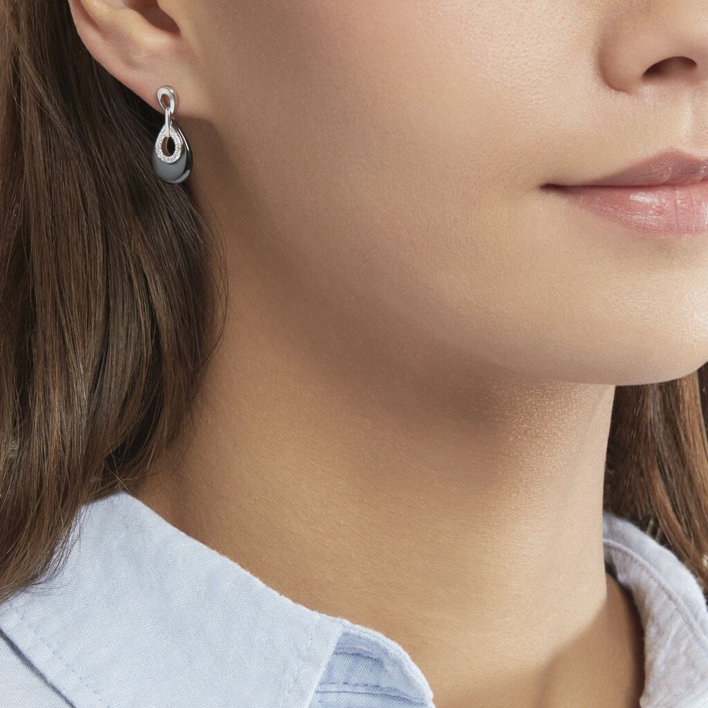 Boucles D'oreilles Argent  - Spannringe Damen | OROVIVO