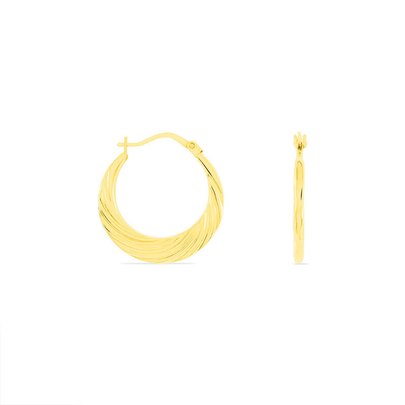 Damen Creolen Gold 375  - Creolen Damen | OROVIVO