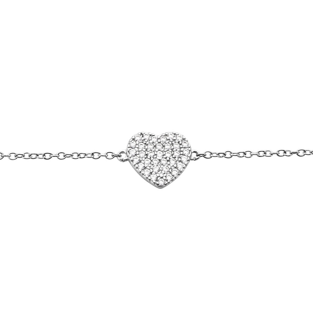 Damen Armband Silber 925 Zirkonia Herz Casidie - Armbänder Damen | OROVIVO