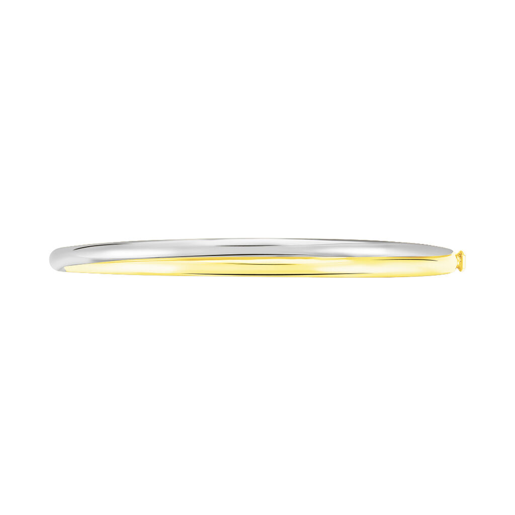 Armreif Gold 375 Damen Bicolor Catalin - Armreifen Damen | OROVIVO