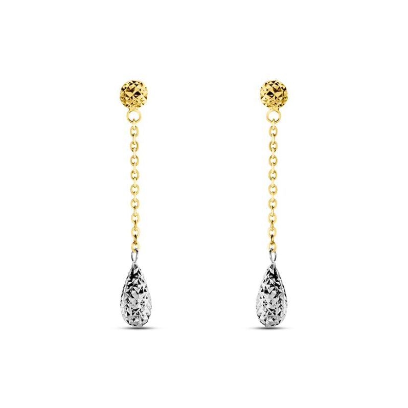 Orecchini Pendenti Golden Lover Oro Bicolore - Spannringe Damen | OROVIVO