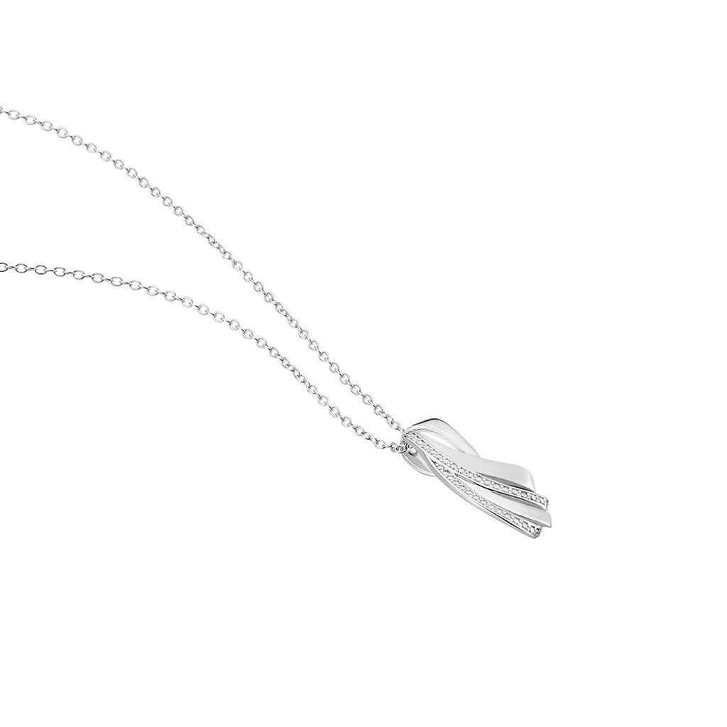 Damen Collier Silber Silber 925 Zirkonia Vienna - Halsketten Damen | OROVIVO