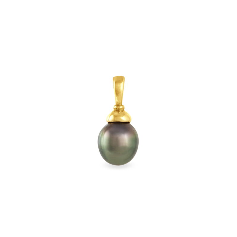 Pendentif Miradie Or Jaune Perle De Culture De Tahiti - Spannringe Damen | OROVIVO