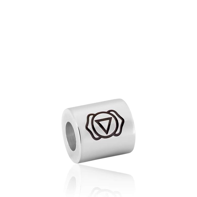Bead VI Chakra Conoscenza in acciaio - Spannringe Herren | OROVIVO