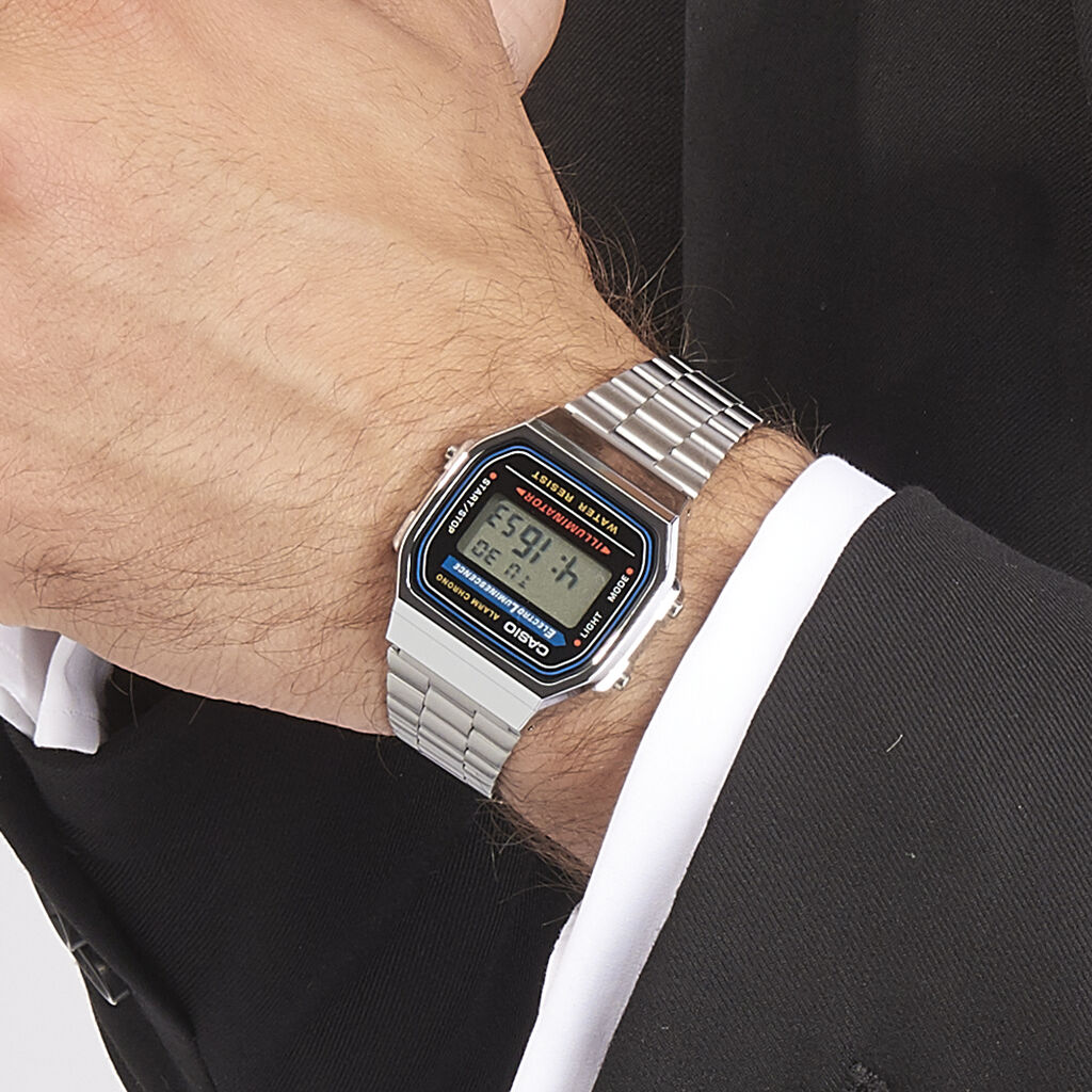 Casio Collection Herrenuhr A168wa-1yes Retro - Armbanduhren Herren | OROVIVO
