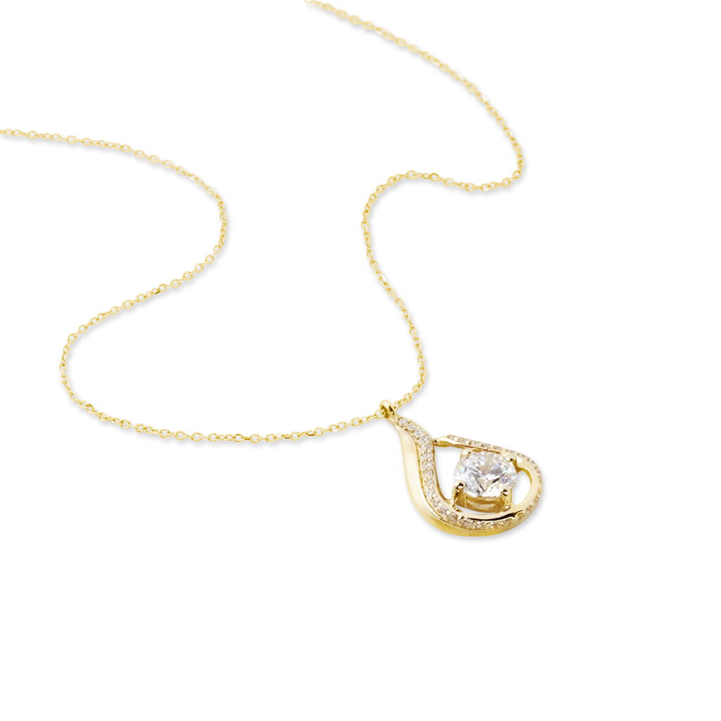 Collier Sevde Or Jaune Oxyde De Zirconium - Spannringe Damen | OROVIVO