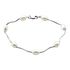INESSA Damen Armband Silber 925 Zuchtperle Weiß