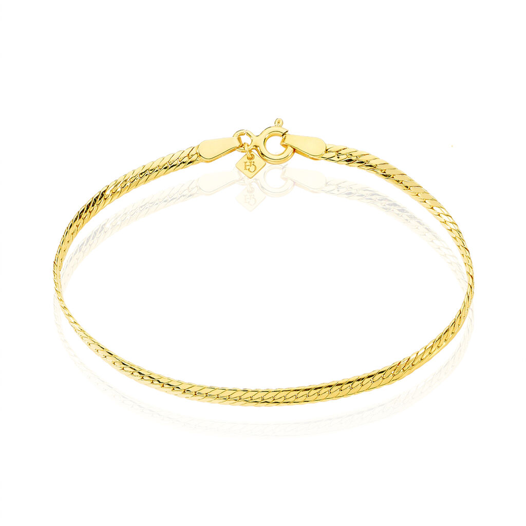 Bracelet Elnora Maille Anglaise Or Jaune - Spannringe Kinder | OROVIVO