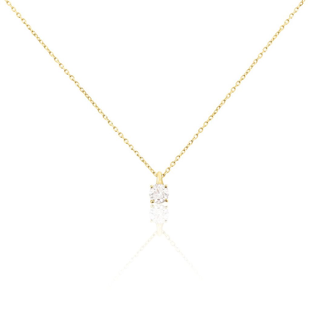 Damen Collier Gold 585 Diamant 0,21ct Victoria 45cm - Halsketten Damen | OROVIVO