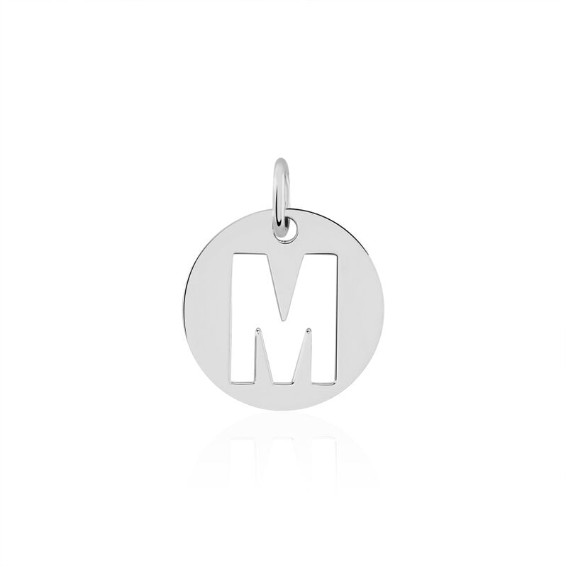 Pendentif Argent Elio Pastille Lettre M - Spannringe Familie | OROVIVO