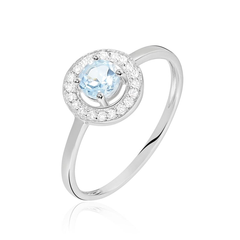 Bague Or Weiss Priscillya Topaze Oxydes - Spannringe Damen | OROVIVO