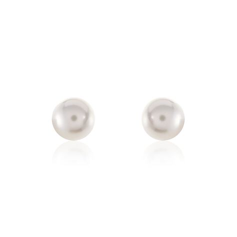 Damen Perlenohrringe Gold 585 Akoyaperle 6-7mm Grace - Ohrstecker Damen | OROVIVO