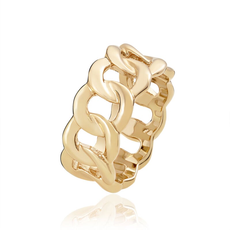 Bague Laititiaae Plaque Or Jaune - Spannringe Damen | OROVIVO