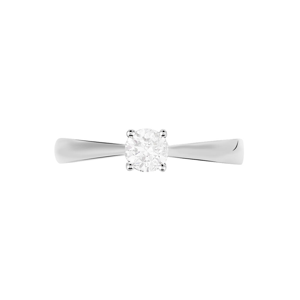 Damen Ring Weißgold 375 Diamant 0,26ct Victoria  - Solitärringe Damen | OROVIVO