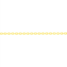 Unisex Ankerkette Gold 375 Diamantiert 50cm - Ketten ohne Anhänger Unisex | OROVIVO