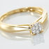 GRACE Damen Ring Gold 375 (9 Karat) Diamant Weiß 0,07 ct