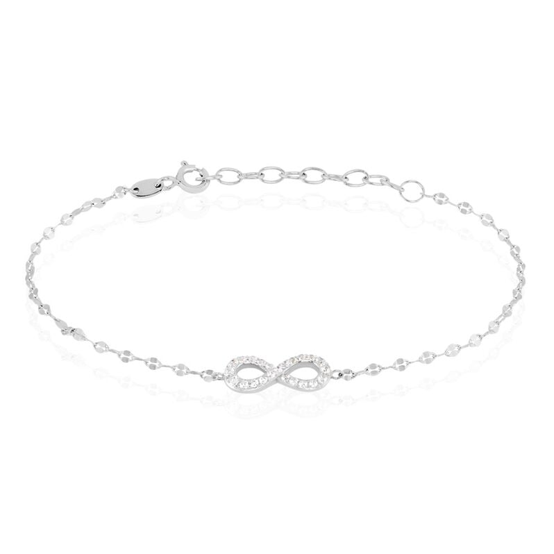 Bracelet Argent Rhodié Wendel Oxydes De Zirconium - Spannringe Damen | OROVIVO