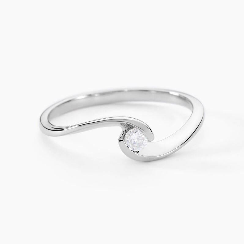 Solitaire Or Et Diamant - Spannringe Damen | OROVIVO