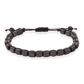 Herrenarmband Edelstahl Kugeln Textil - Armbänder Herren | OROVIVO