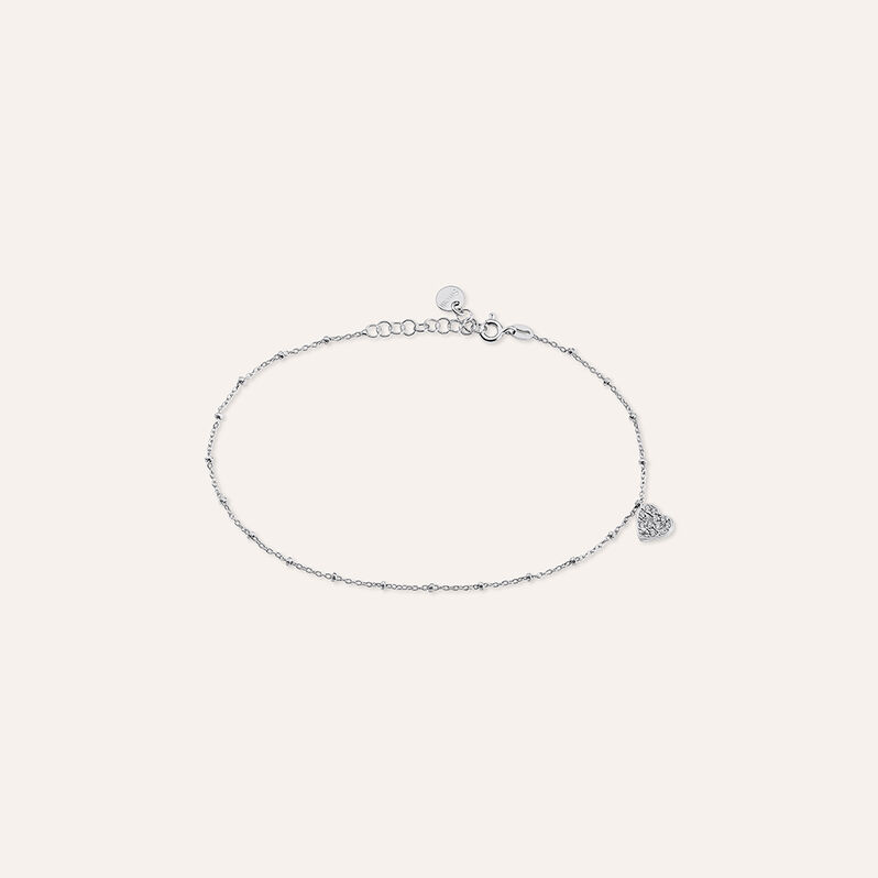Cavigliera Silver Collection Argento Rodiato Cubic Zirconia - Spannringe Damen | OROVIVO