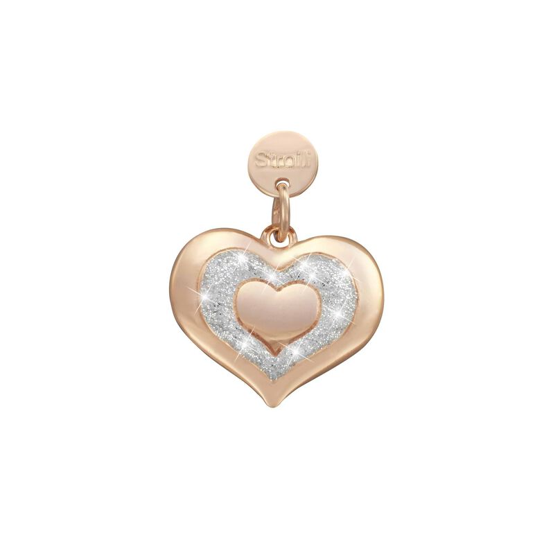 Pendente Love Beats Argento Rosa - Spannringe Damen | OROVIVO