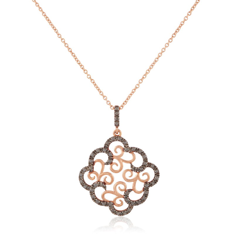 Collier Sariae Or Rose Diamant - Spannringe Damen | OROVIVO