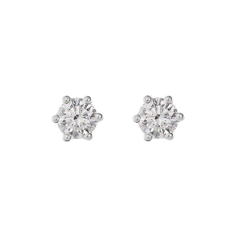 Damen Ohrstecker Weißgold 750 Diamant 0,52ct Monopoli  - Ohrstecker Damen | OROVIVO