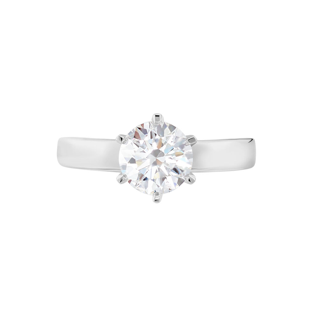 Solitaire Or Weiss Natalia - Spannringe Damen | OROVIVO